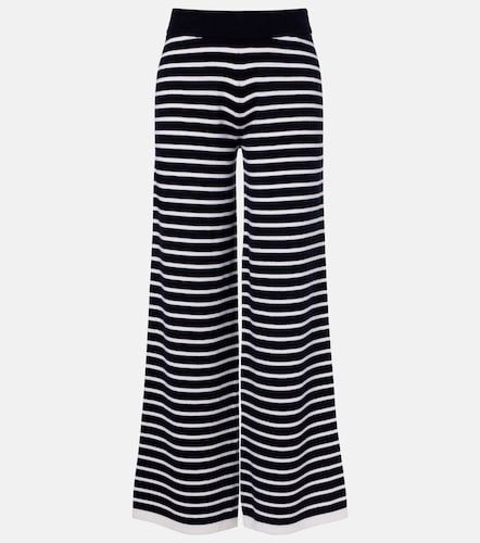 Pantalon ample rayé en cachemire - Jardin des Orangers - Modalova