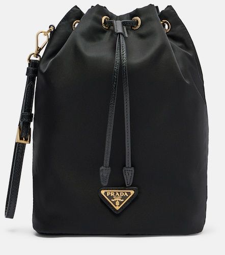 Sac seau Re-Nylon à finitions en cuir - Prada - Modalova