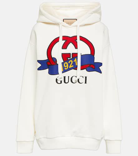 Sweat-shirt à capuche Interlocking G en coton - Gucci - Modalova