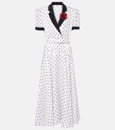 Rodarte Robe midi en soie à pois - Rodarte - Modalova