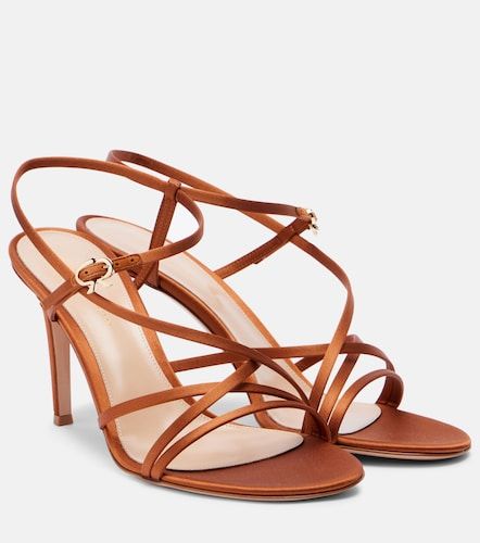 Sandales Strappy 85 en satin - Gianvito Rossi - Modalova