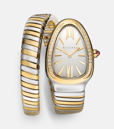 Montre Serpenti Tubogas à diamants - Bvlgari - Modalova