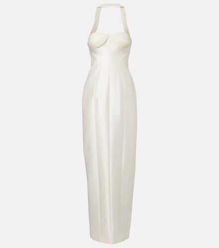 Robe de mariée Lette en laine et soie - Danielle Frankel - Modalova