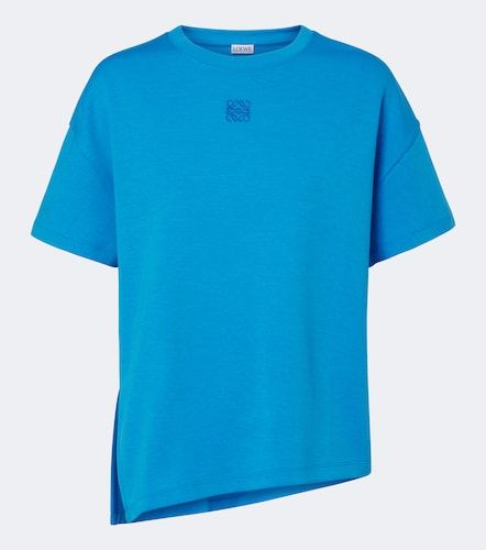 T-shirt asymétrique en coton mélangé - Loewe - Modalova