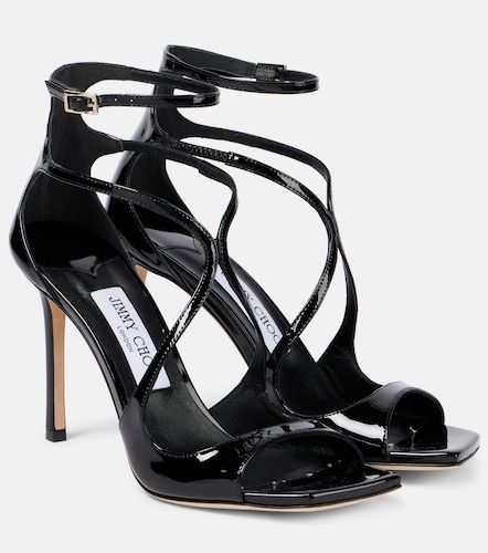 Sandales Azia 95 en cuir verni - Jimmy Choo - Modalova