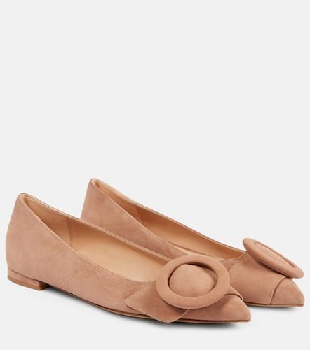Gianvito Rossi Ballerines en daim - Gianvito Rossi - Modalova