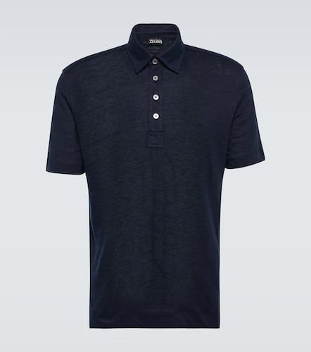 Zegna Polo en lin - Zegna - Modalova