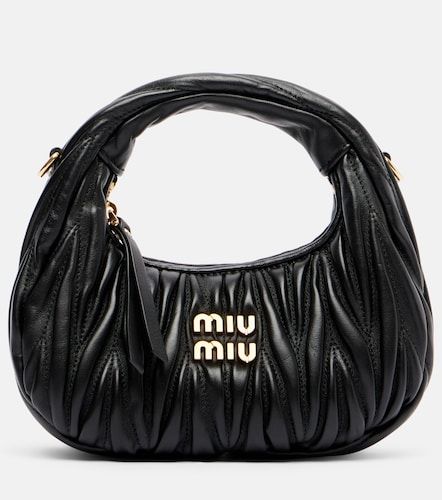 Sac Wander Mini en cuir matelassé - Miu Miu - Modalova