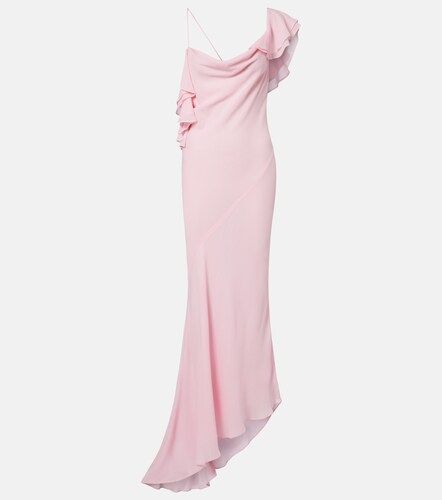 Robe longue en georgette - Self-Portrait - Modalova