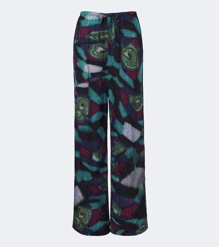 Pantalon ample à imprimé - Dries Van Noten - Modalova