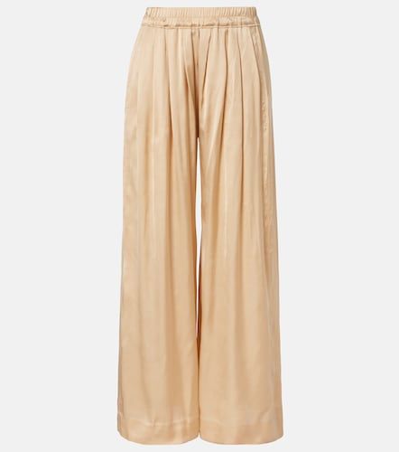 Pantalon ample Nolia en satin - Isabel Marant - Modalova