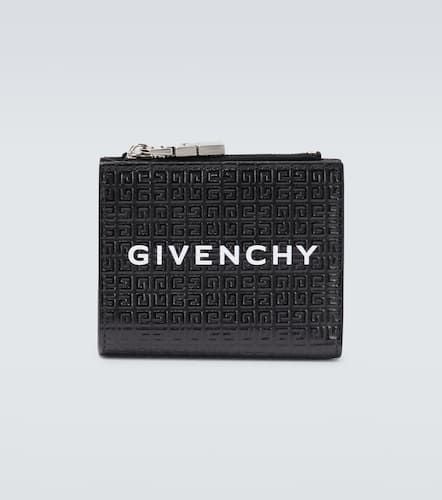 Portefeuille en cuir embossé à logo - Givenchy - Modalova