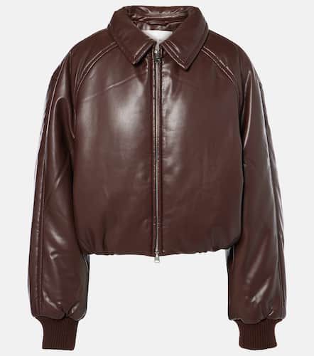 X Shoreditch Ski Club – Veste bomber Tate en cuir synthétique - Agolde - Modalova