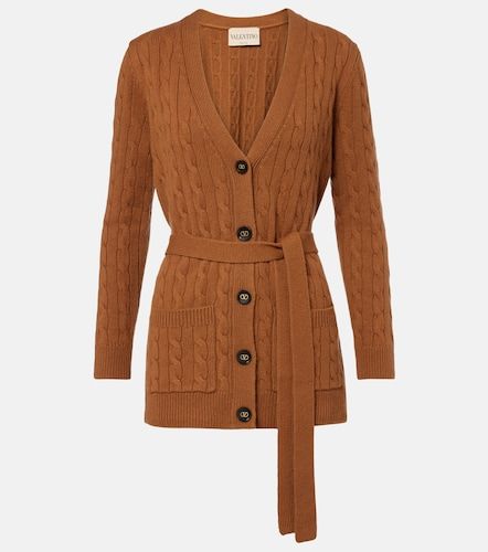 Cardigan en cachemire torsadé - Valentino - Modalova
