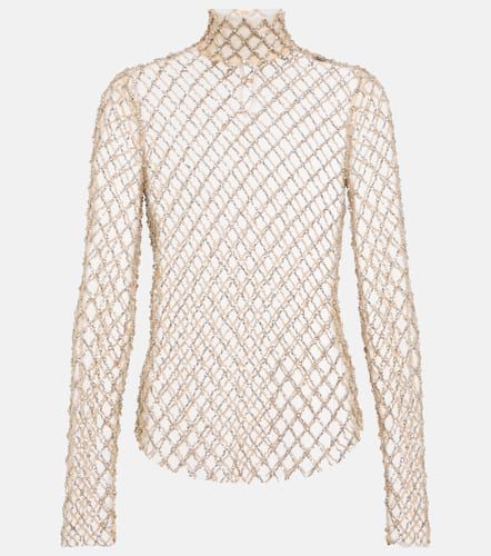 Top Lupita brodé en tulle - Isabel Marant - Modalova