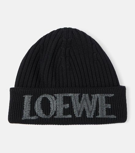 Loewe Bonnet en laine à logo - Loewe - Modalova