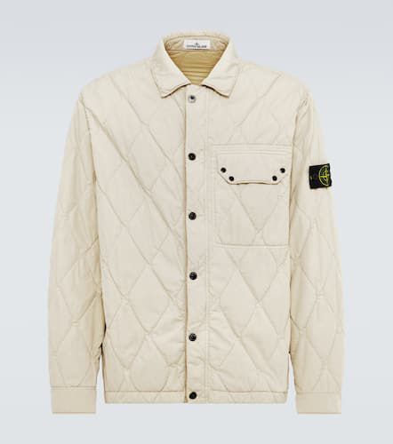 Surchemise Compass matelassée en coton mélangé - Stone Island - Modalova