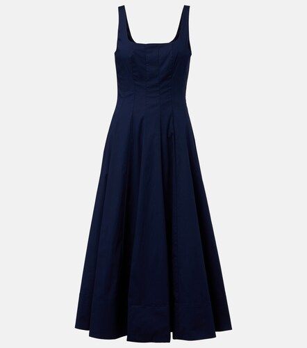 Staud Robe midi Wells en coton - Staud - Modalova