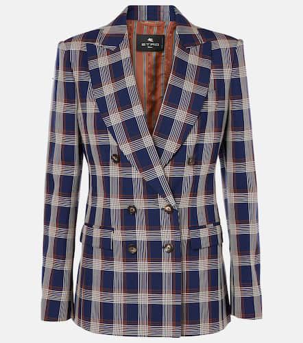 Etro Blazer en laine à carreaux - Etro - Modalova