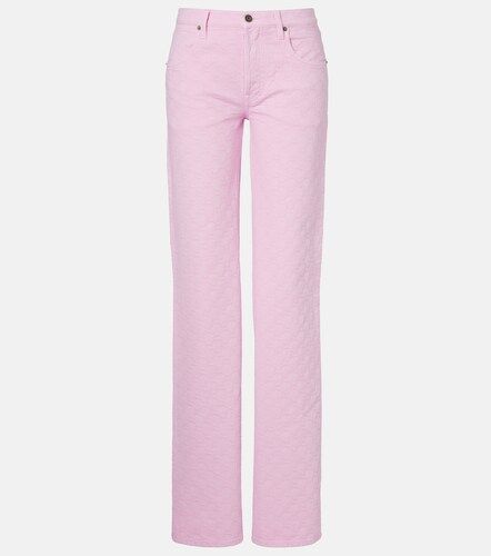 Gucci Jean droit GG en jacquard - Gucci - Modalova