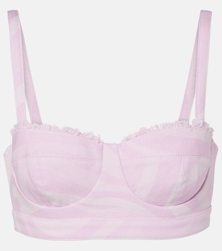 Pucci Brassière Marmo en jean - Pucci - Modalova