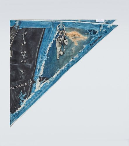 Foulard Trompe l'œil en soie - Acne Studios - Modalova