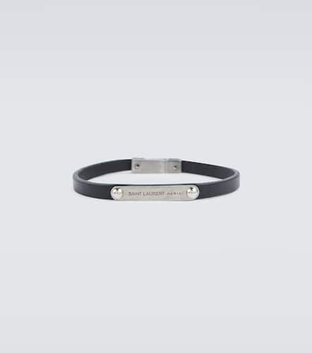 Saint Laurent Bracelet ID en cuir - Saint Laurent - Modalova