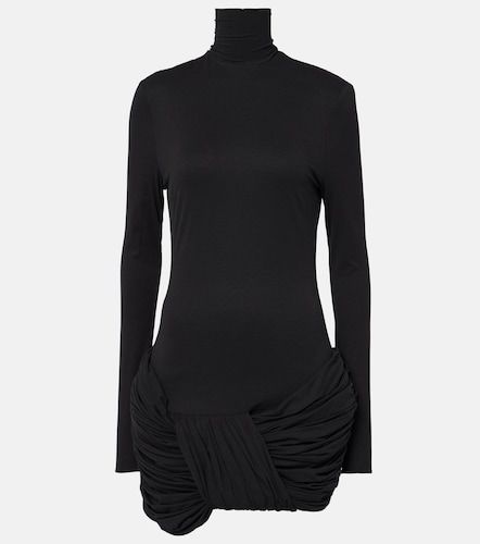 Robe froncée en soie mélangée - Magda Butrym - Modalova