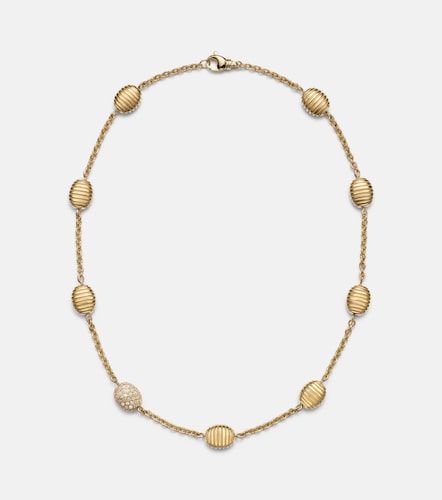 Collier Isla Diamond Station en or 18 ct et diamants - Pamela Zamore - Modalova