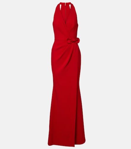 Robe longue en soie mélangée - Elie Saab - Modalova