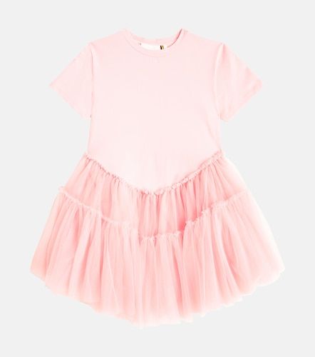 Robe en jersey et tulle - Caroline Bosmans - Modalova