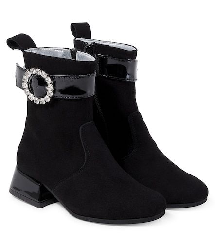 Bottines en daim à ornements - Monnalisa - Modalova