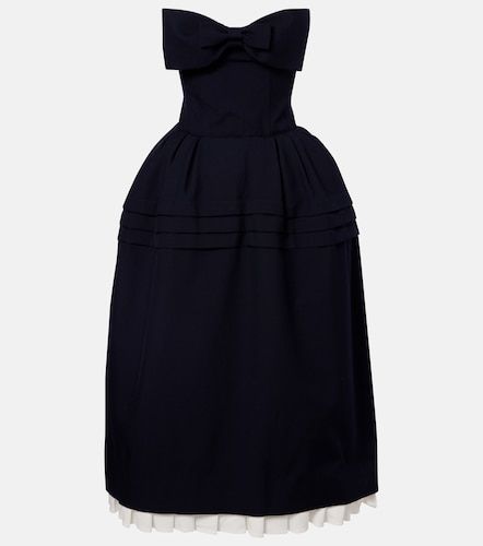 Robe midi en laine et soie - Shushu/Tong - Modalova