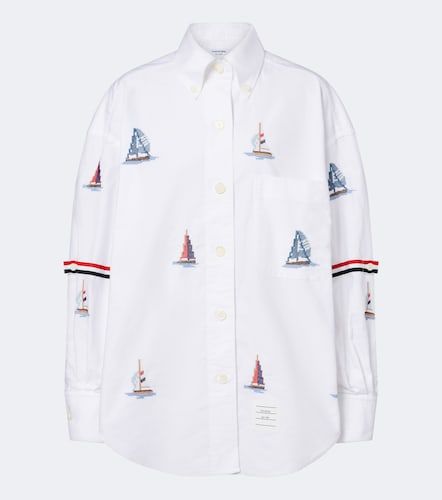 Chemise en coton à imprimé - Thom Browne - Modalova