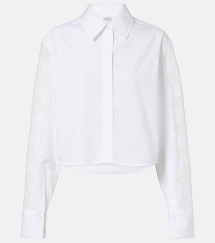 Chemise en coton à finitions en dentelle - Simkhai - Modalova