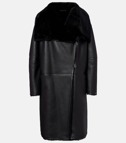 Toteme Manteau en cuir et shearling - Toteme - Modalova