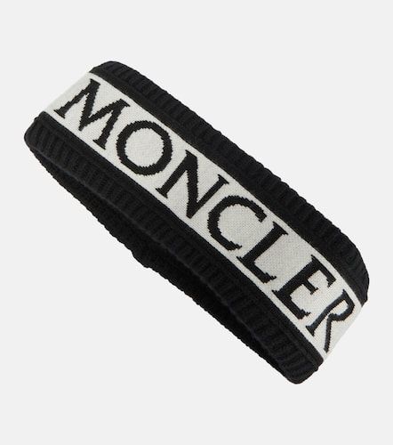 Bandeau en coton et laine à logo - Moncler - Modalova