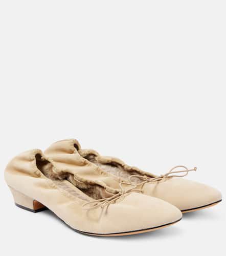 Ballerines Awar en daim et shearling - The Row - Modalova