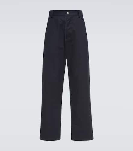 Pantalon droit en sergé de coton - Bottega Veneta - Modalova