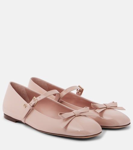 Ballerines Mary Jane Romance Bow en cuir - Valentino Garavani - Modalova