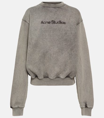 Sweat-shirt en coton à logo - Acne Studios - Modalova