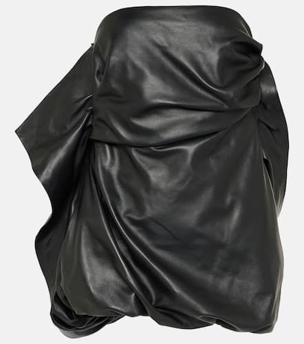 The Attico Robe bustier en cuir - The Attico - Modalova