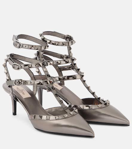 Escarpins Rockstud 65 en cuir - Valentino Garavani - Modalova