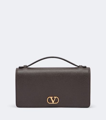 Portefeuille à chaîne VLogo Signature Mini en cuir - Valentino Garavani - Modalova