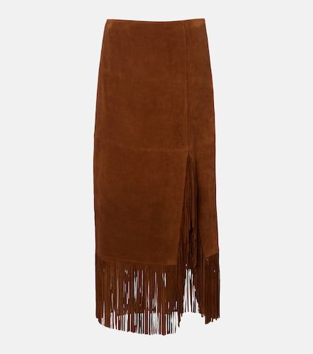 Polo Ralph Lauren Jupe midi en daim - Polo Ralph Lauren - Modalova