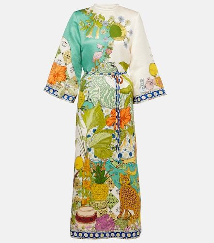 Alémais Robe longue Hazel imprimée en coton et soie - Alemais - Modalova
