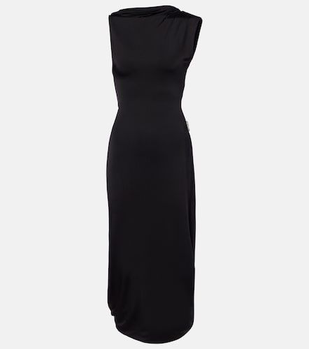 Robe midi en satin à ornements - Victoria Beckham - Modalova