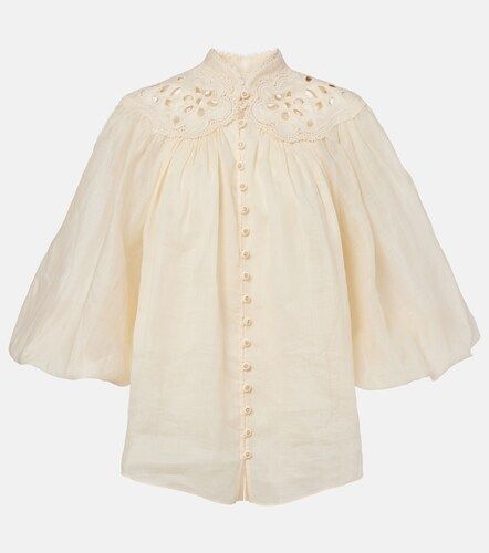 Blouse Coco brodée en ramie - Zimmermann - Modalova