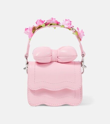 Sac porté épaule en cuir synthétique - Monnalisa - Modalova