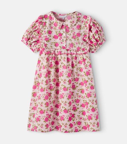 Robe Polina en coton à fleurs - Bebe Organic - Modalova